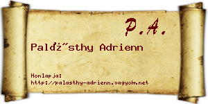 Palásthy Adrienn névjegykártya